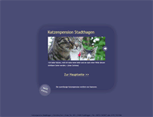 Tablet Screenshot of katzenpension-stadthagen.de